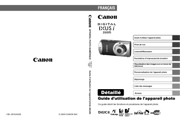 Canon Digital IXUS i zoom Manuel utilisateur | Fixfr