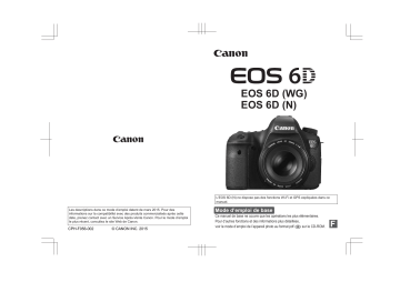 Canon EOS 6D Manuel utilisateur | Fixfr