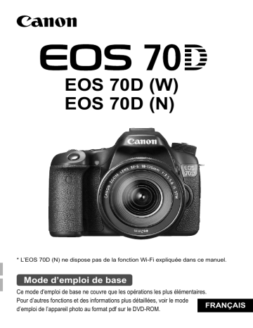 Canon EOS 70D Manuel utilisateur | Fixfr