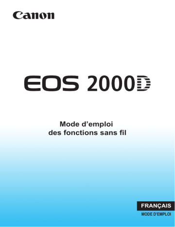 Canon EOS 2000D Manuel utilisateur | Fixfr