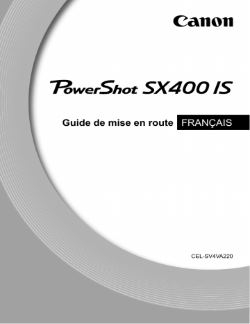 Canon PowerShot SX400 IS Manuel utilisateur | Fixfr