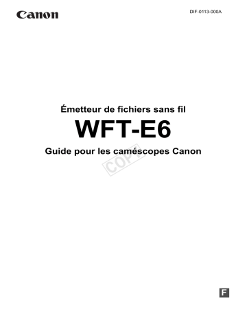 EOS C300 | Canon EOS C500 Manuel utilisateur | Fixfr