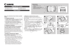 Canon EF 75-300mm f/4-5.6 III Manuel utilisateur