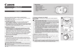 Canon EF 35mm f/1.4L II USM Manuel utilisateur