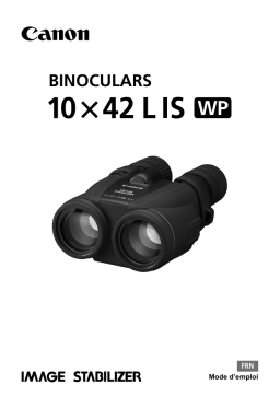 Canon 10x42L IS WP Manuel utilisateur