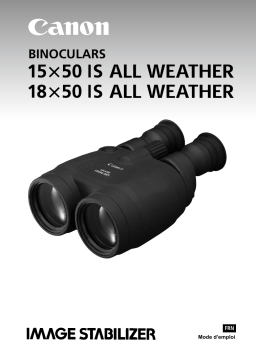 Canon 18x50 IS All Weather Manuel utilisateur