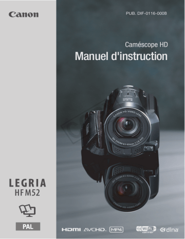 Canon LEGRIA HF M52 Manuel utilisateur | Fixfr