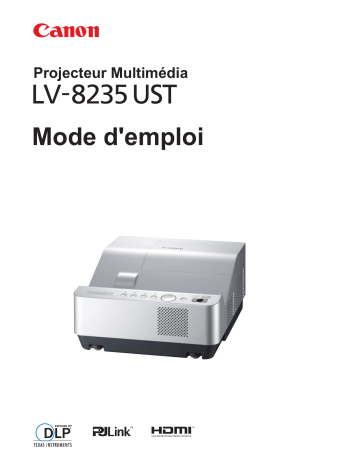 Canon LV-8235 Manuel utilisateur | Fixfr