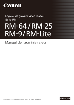 Canon RM-Software Manuel utilisateur