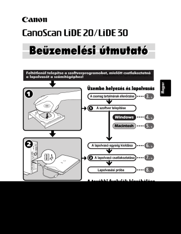 Canon CanoScan LiDE 20 Manuel utilisateur | Fixfr