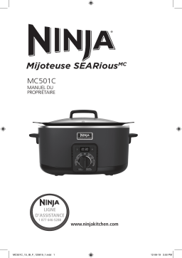 Ninja MC501 Searious™ Slow Cooker Manuel utilisateur