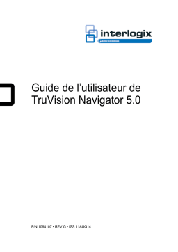 Interlogix TruVision Navigator v5 SP2  (French) Manuel utilisateur