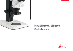 Leica Microsystems LED2500 Illumination Manuel utilisateur