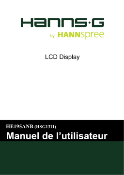 Hannspree HE 195 ANB Manuel utilisateur