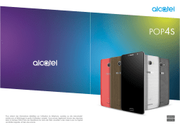 Alcatel POP 4S Manuel utilisateur