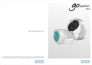 Alcatel GO WATCH Manuel utilisateur | Fixfr