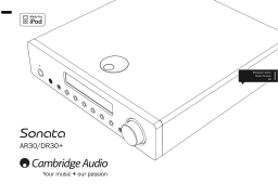 Cambridge Audio Sonata DR30 Manuel utilisateur