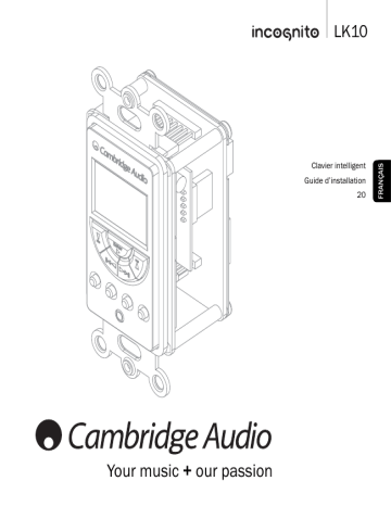 Cambridge Audio INCOGNITO LK10 Manuel utilisateur | Fixfr