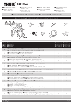 Thule Archway 2 Trunk bike rack Manuel utilisateur