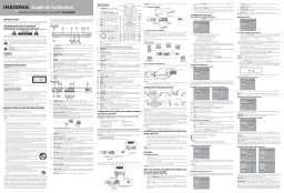 Insignia NS-H2002B 200W 5.1-Ch. Home Theater System Manuel utilisateur