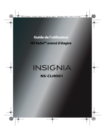 Insignia NS-CLHD01 Narrator Advanced HD Radio Manuel utilisateur | Fixfr
