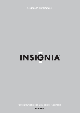 Insignia NS-S6801 6" x 7" 4-Way Car Speakers Manuel utilisateur