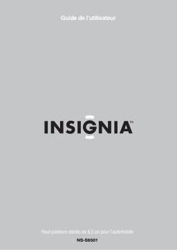 Insignia NS-S6501 6-1/2" 4-Way Car Speakers Manuel utilisateur