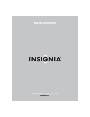 Insignia NS-2BRDVD Blu-ray Disc Player Manuel utilisateur | Fixfr