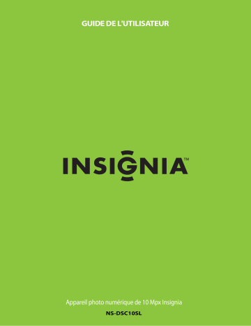 Insignia NS-DSC10SL 10.2-Megapixel Digital Camera Manuel utilisateur | Fixfr
