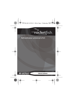 RocketFish RF-UCPUCF Universal CPU Cooler Manuel utilisateur