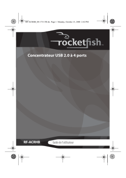 RocketFish RF-ACRHB 4-Port USB 2.0 Hub Manuel utilisateur