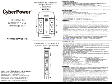 CyberPower MP1055WWSS-FC Manuel utilisateur | Fixfr