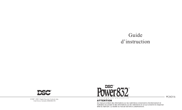 DSC PC5016 Manuel utilisateur | Fixfr