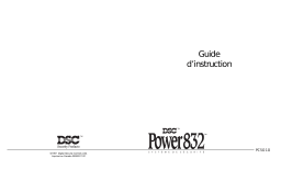 DSC Power832 Manuel utilisateur