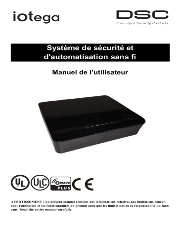 DSC iotega WS900x Manuel utilisateur | Fixfr