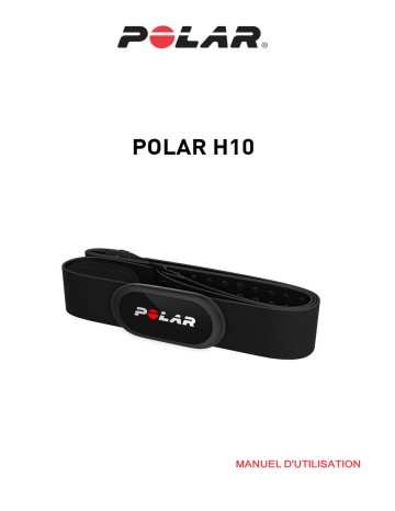 Polar H10 heart rate sensor Manuel utilisateur | Fixfr