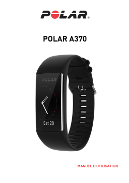 Polar A370 Manuel utilisateur