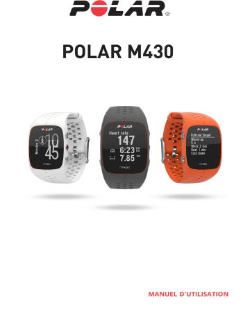Polar M430 Manuel utilisateur | Fixfr