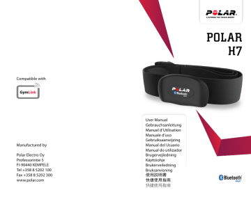 Polar H7 heart rate sensor Manuel utilisateur | Fixfr