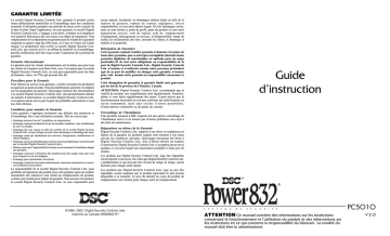 DSC PC5010 Manuel utilisateur | Fixfr