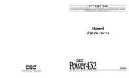 DSC Power432 Manuel utilisateur