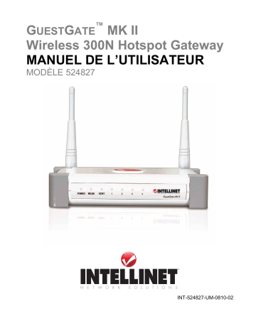 Intellinet GuestGate MK II Manuel utilisateur | Fixfr