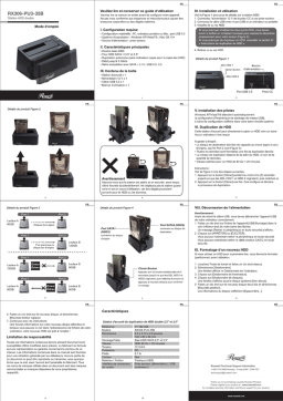 Rosewill RX306-PU3-35B Manuel utilisateur