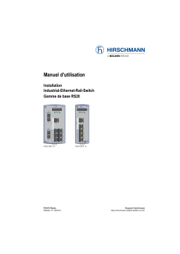 Hirschmann RS20 Basic Family Industrial Ethernet Rail Switch Manuel utilisateur