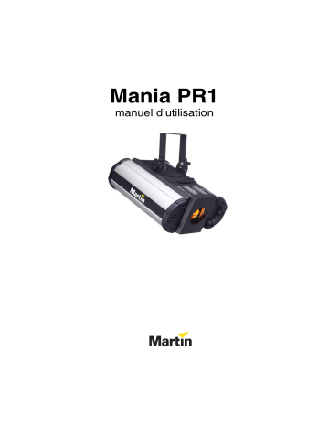 Martin Mania PR1 Manuel utilisateur | Fixfr