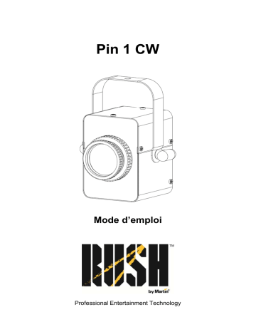 Martin RUSH Pin 1 CW Manuel utilisateur | Fixfr