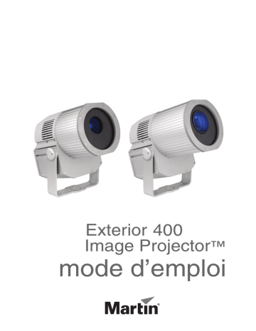 Exterior 400 Image Projector | Martin Exterior 400 Manuel utilisateur | Fixfr