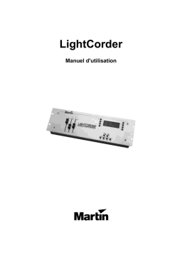 Martin LightCorder Manuel utilisateur