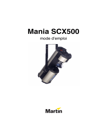 Martin Mania SCX500 Manuel utilisateur | Fixfr