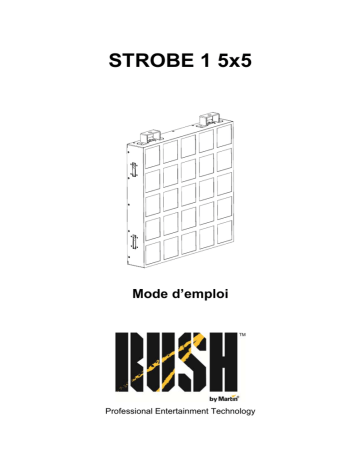 Martin RUSH Strobe 1 5x5 Manuel utilisateur | Fixfr